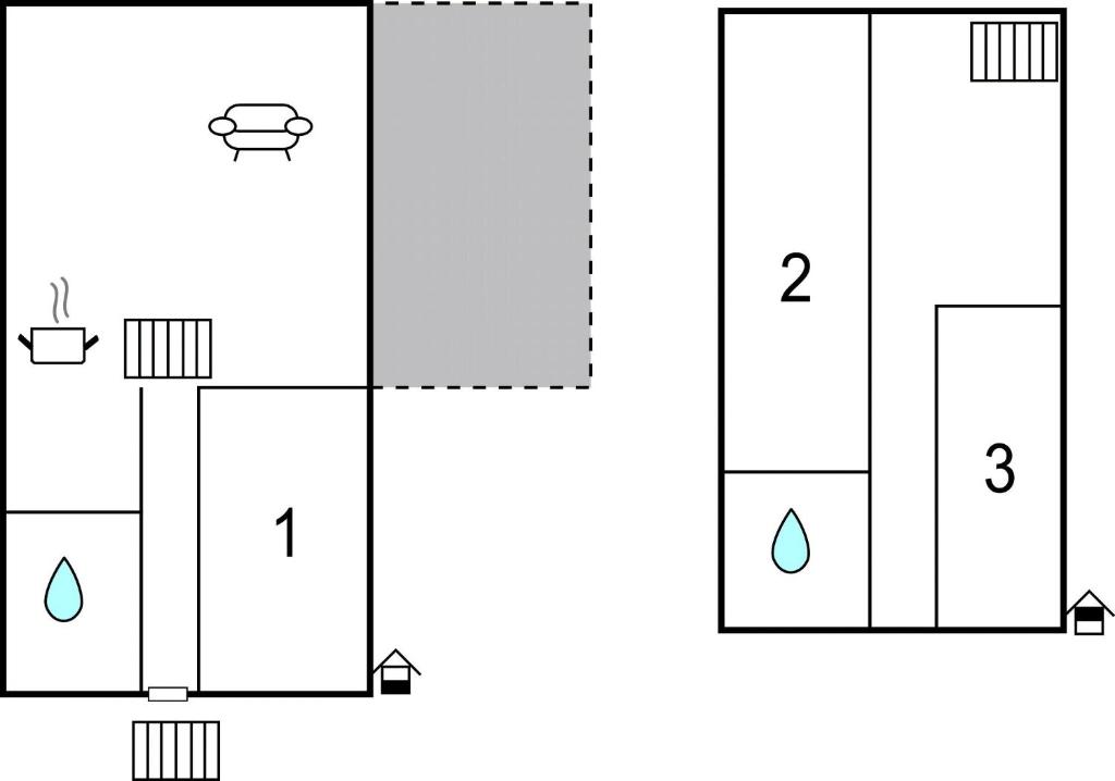 Plan piętra w obiekcie Holiday Home Betiga With Sea View Vi