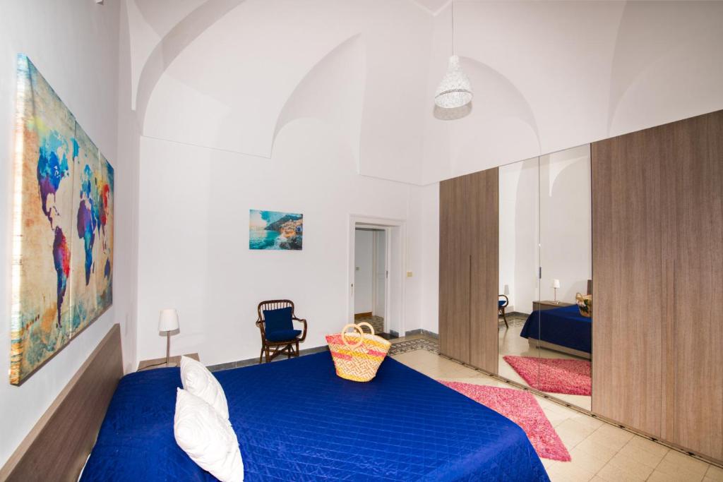 Postel nebo postele na pokoji v ubytování Villa Setteventi