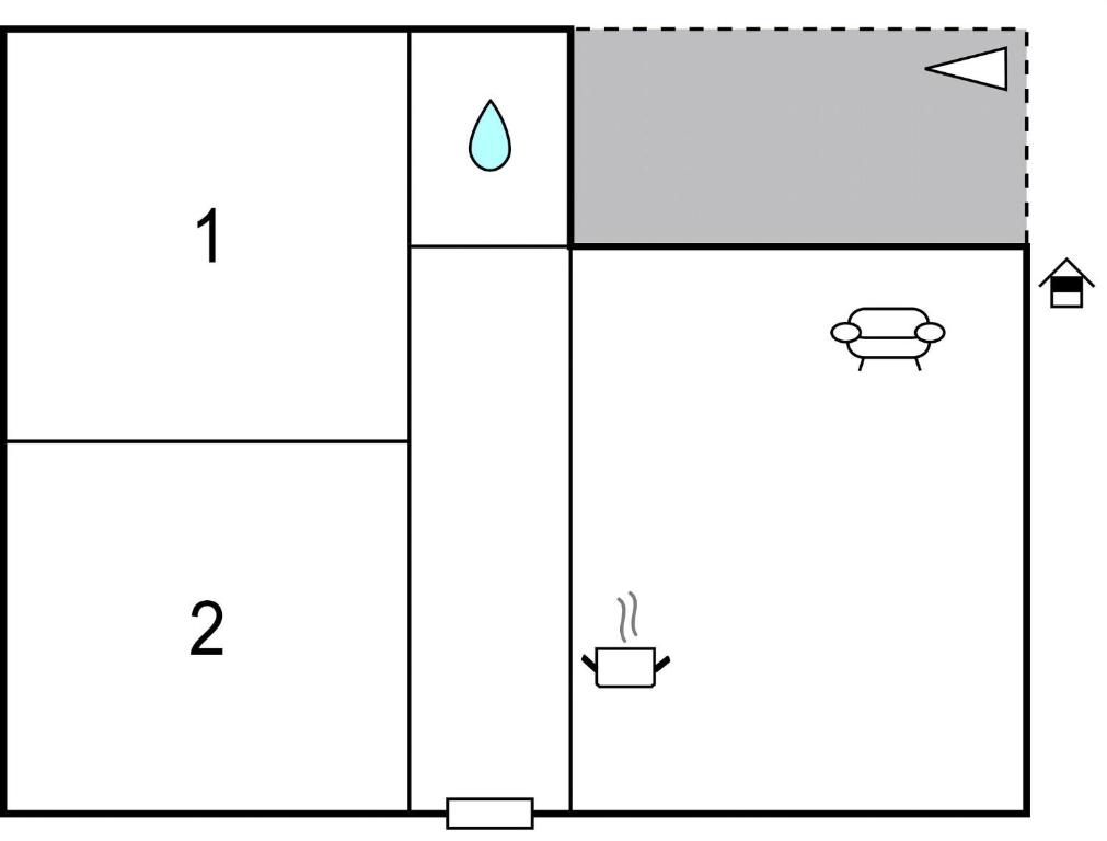 Plán poschodí v ubytovaní Apartment Biograd 41