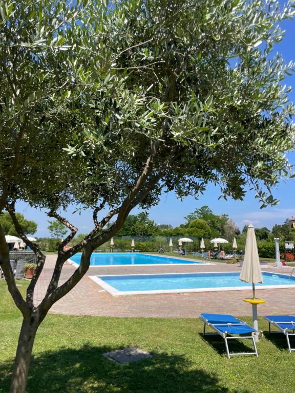 Πισίνα στο ή κοντά στο Calilla Home-appartamento Scirocco