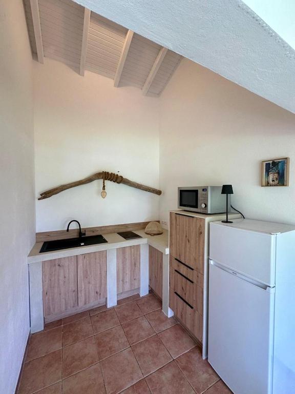 Kuchyň nebo kuchyňský kout v ubytování Domaine De Grande Terre