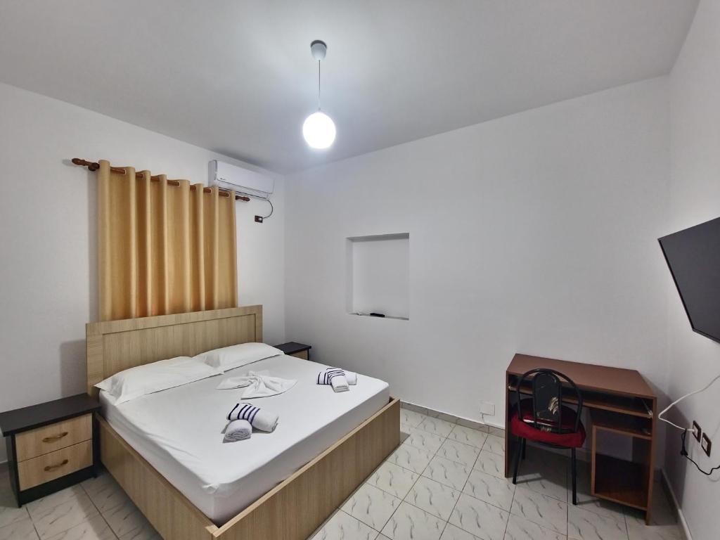 Postel nebo postele na pokoji v ubytování Villa Alvara