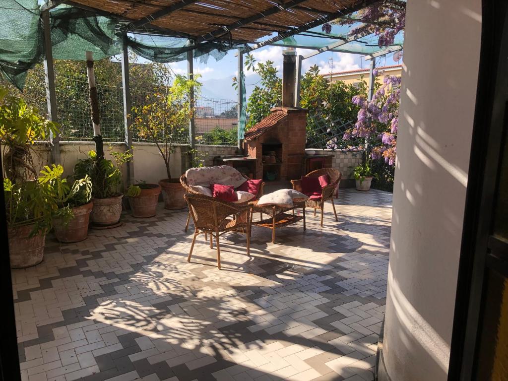 Balkon lub taras w obiekcie Pompei Ruins