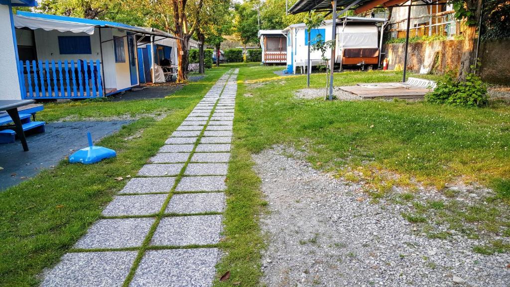 Zahrada ubytování Camping Pilzone