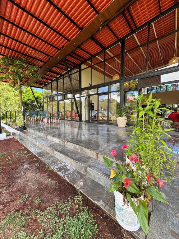 Zahrada ubytování Quinta DCristhi Lodge