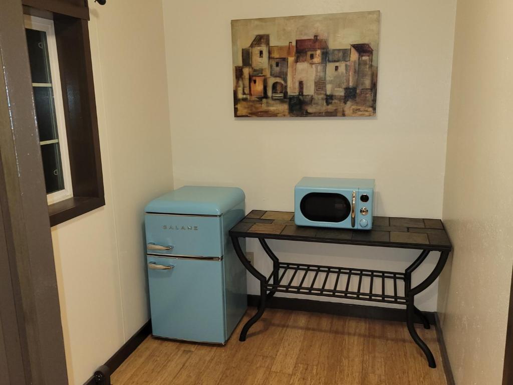Kuchyň nebo kuchyňský kout v ubytování Crescent motel