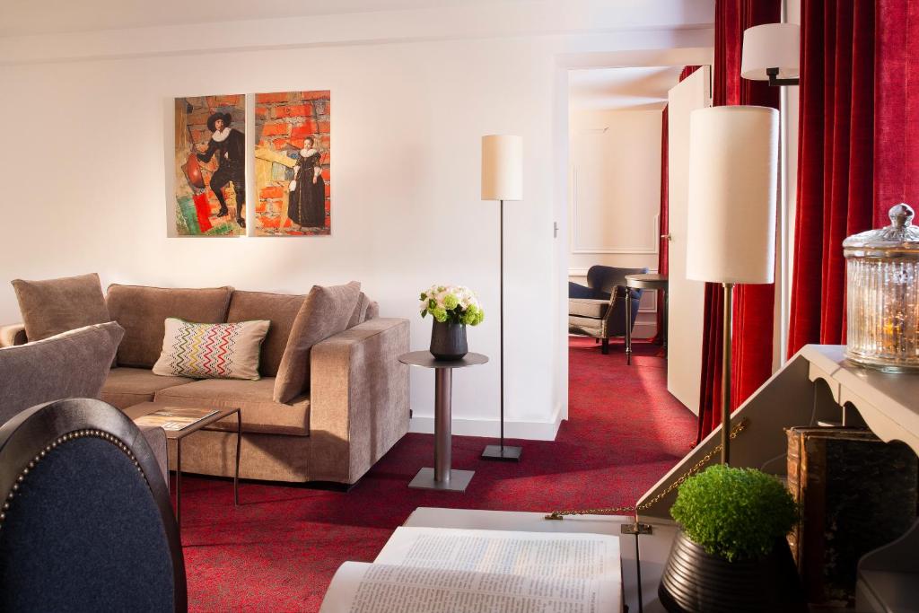 Posezení v ubytování Hôtel Molière
