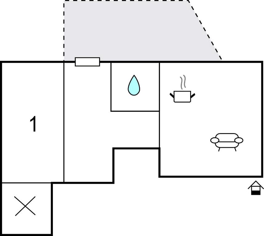 Půdorys ubytování Ferienwohnung Mit Ausblick