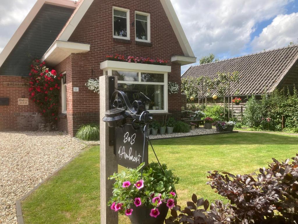 Zahrada ubytování Bed & Breakfast - appartement d'Ambacht
