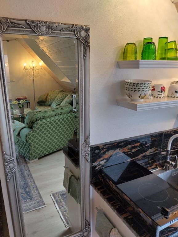 Postel nebo postele na pokoji v ubytování Haus "Guck - ins - Tal"