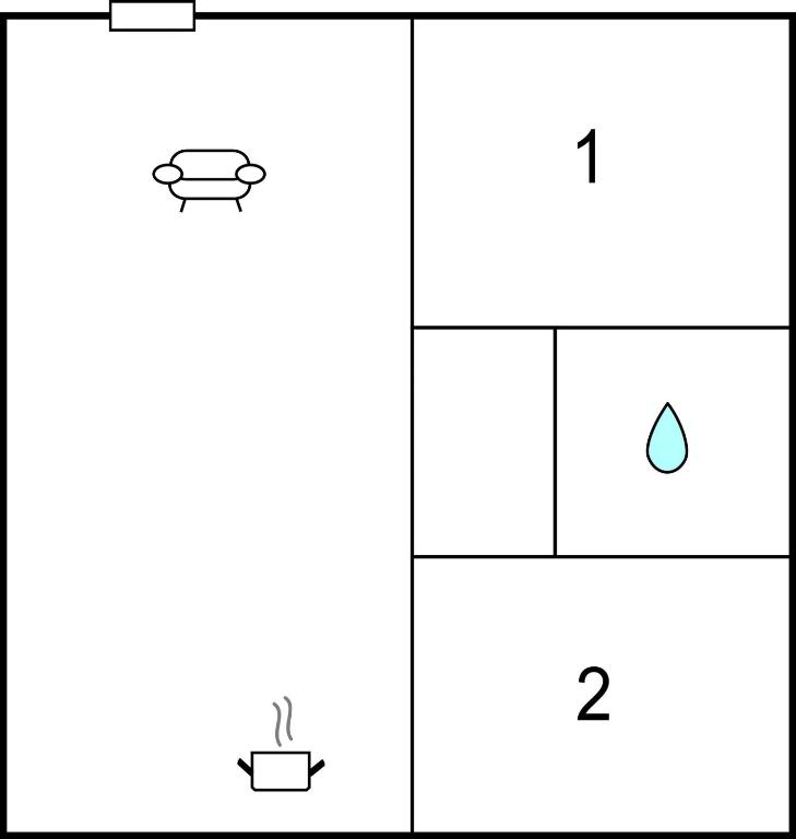The floor plan of Il Molino B