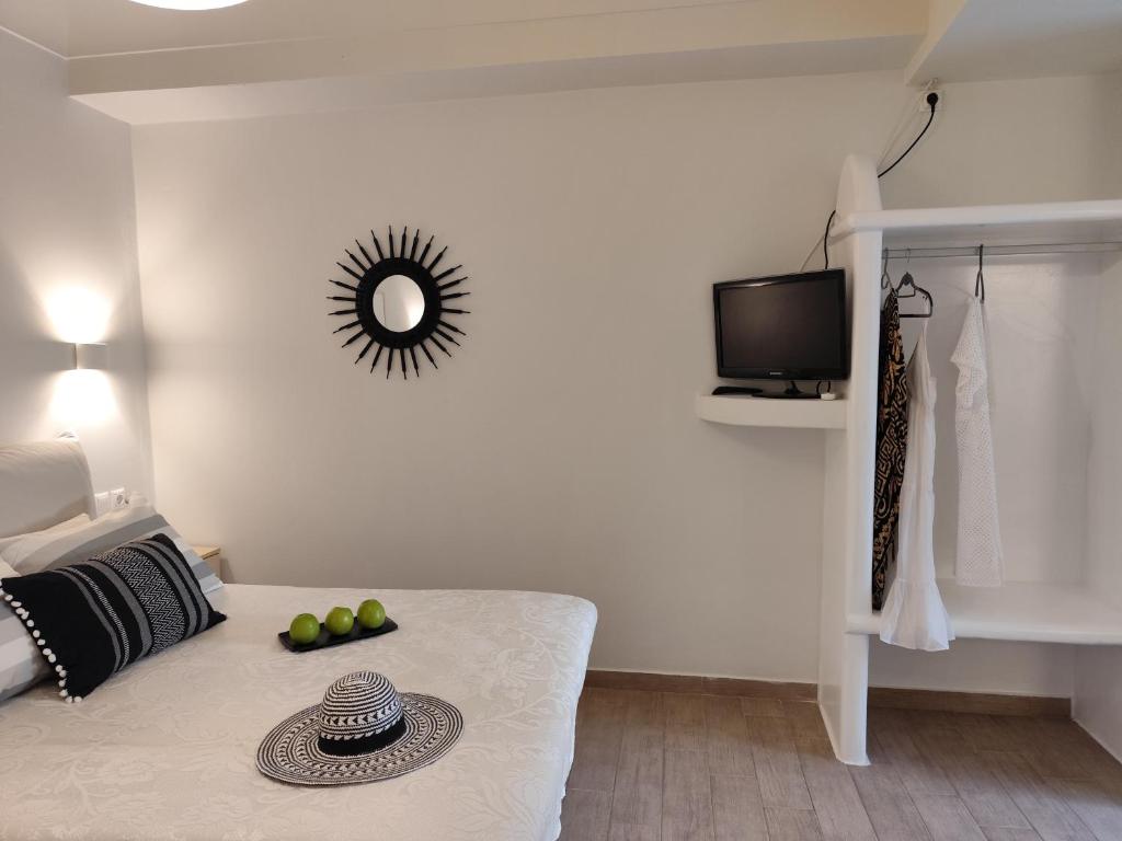 TV a/nebo společenská místnost v ubytování Filippa Studios