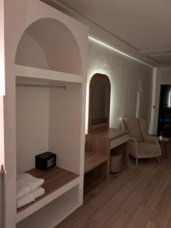 Posezení v ubytování Oregano Suites Side