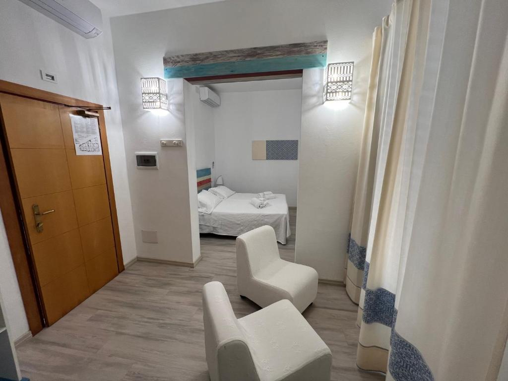 Koupelna v ubytování Hotel Da Cecco