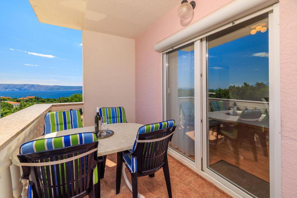 Balkón alebo terasa v ubytovaní Apartments Maravera