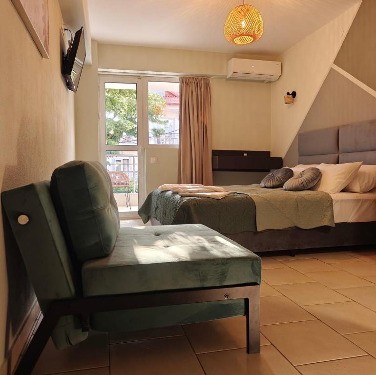 Posezení v ubytování Nava Apartments