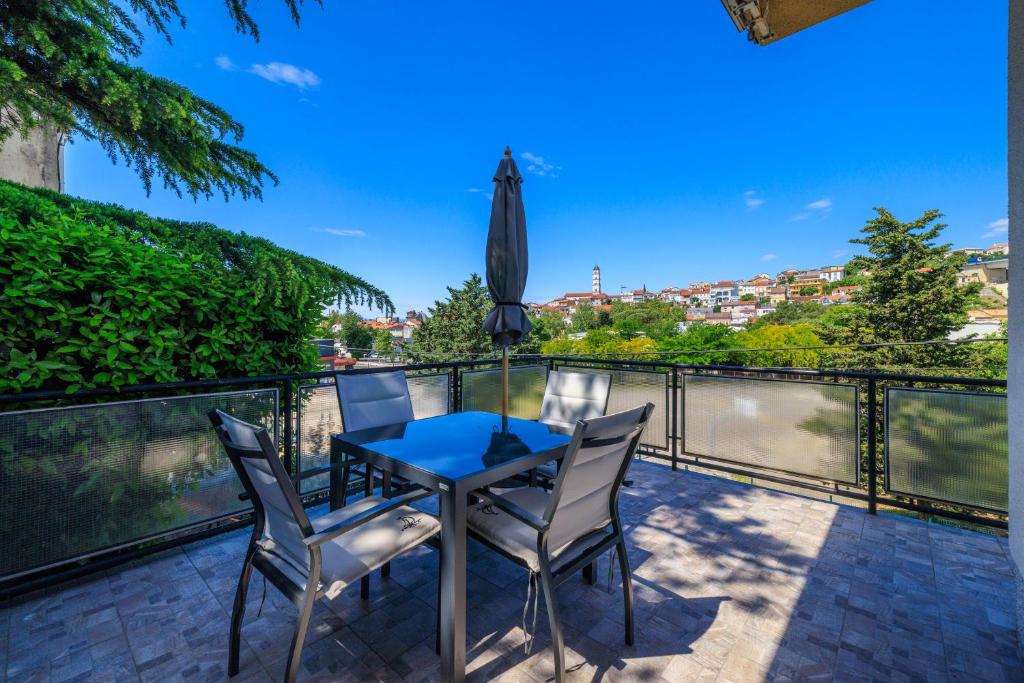 Balkón nebo terasa v ubytování Apartment Regan