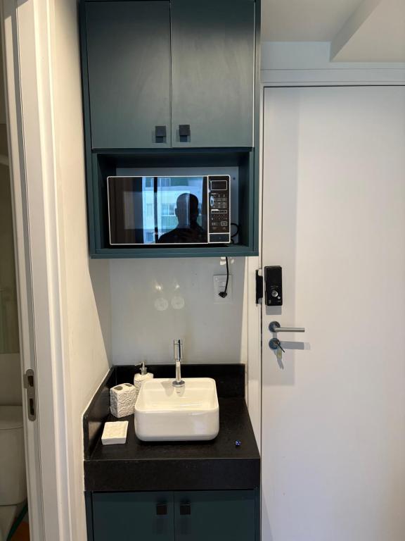 Koupelna v ubytování 403 belíssimo Studio no cabo branco