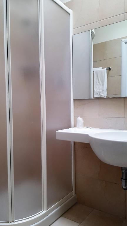 Koupelna v ubytování Hotel Trocadero
