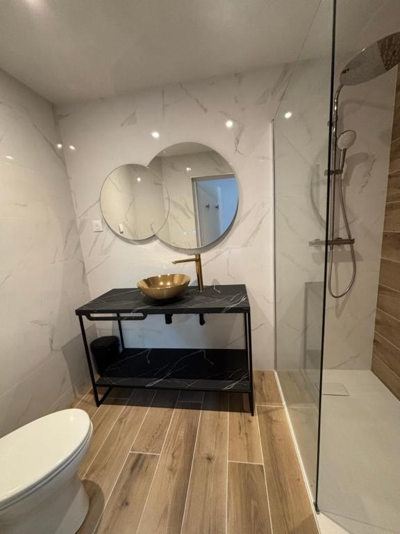 Maison d'hôtes La Bambouseraie - Habitación Doble Con Baño Privado