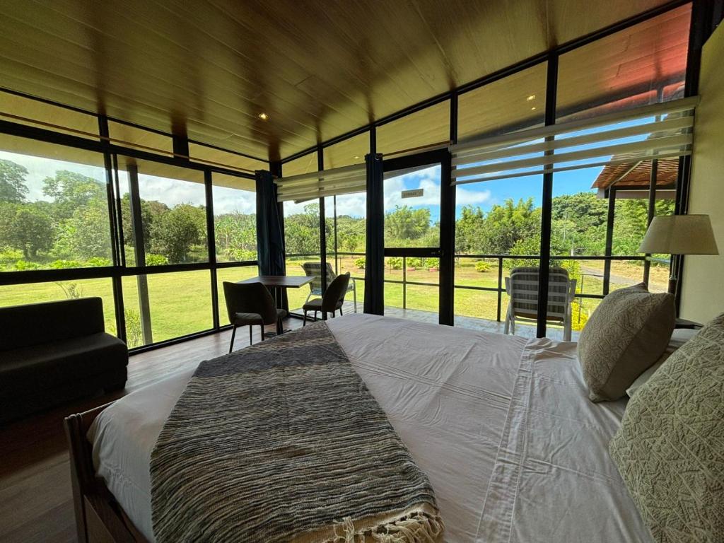 Postel nebo postele na pokoji v ubytování Quinta DCristhi Lodge