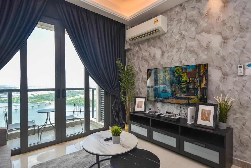 R&F Princess Cove by Nest Home at Johor Bahru - Premium Apartment Mit 1 Schlafzimmer Und Meerblick
