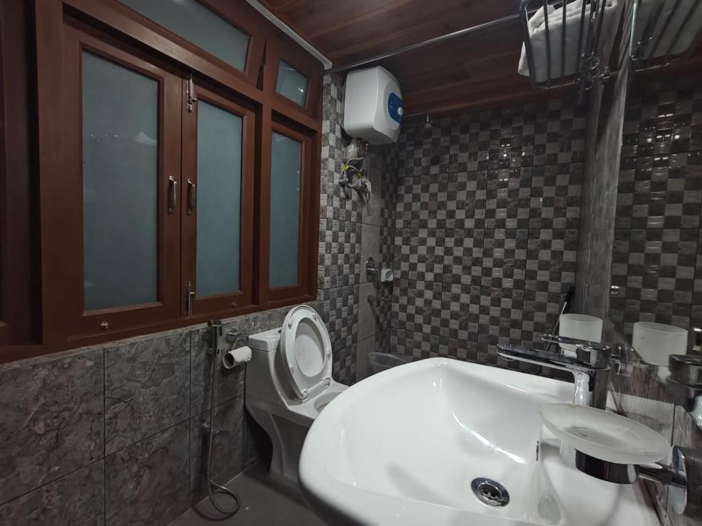 Koupelna v ubytování Lenzila Retreat