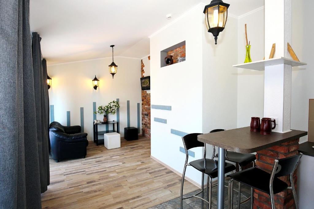 Posezení v ubytování Apart Hotel Tomo FREE PARKING