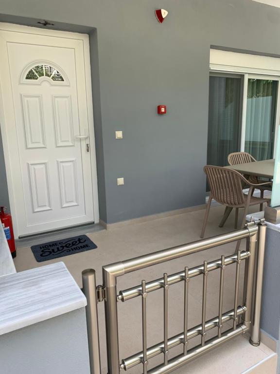 Balkón nebo terasa v ubytování luxury studios & apartments Athanasias