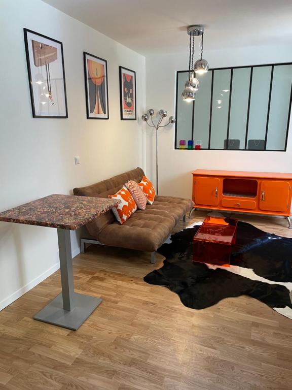 Et opholdsområde på Petit nid douillet centre-ville