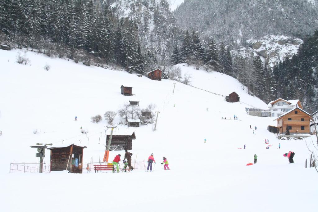 Haus Schimpfößl v zimě