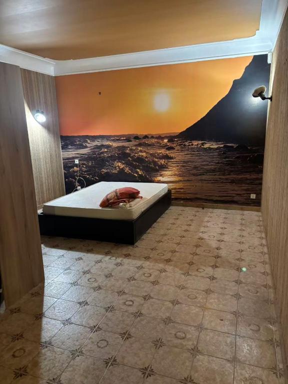 Postel nebo postele na pokoji v ubytování TANT-GUO Bella home