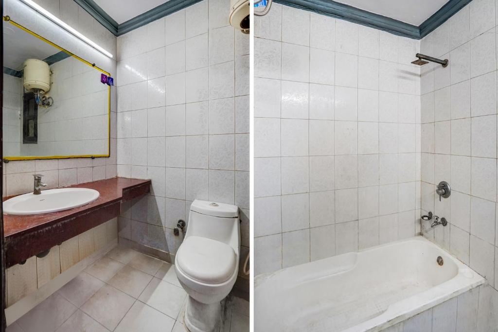 Koupelna v ubytování Hotel O Iconic Residency