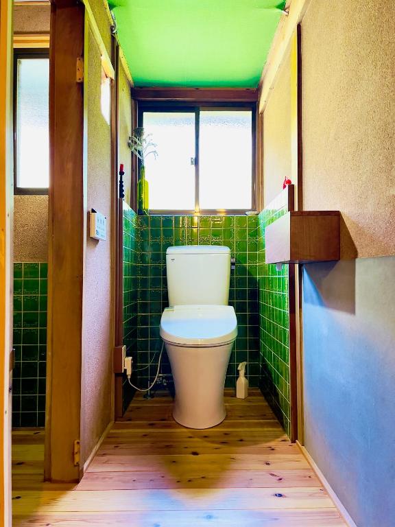 Koupelna v ubytování Homestay HANIHOHETO