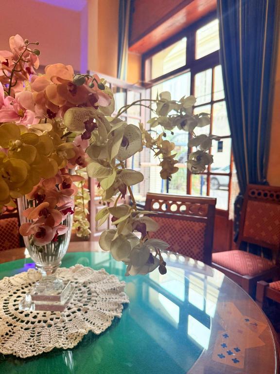 Istumisnurk majutusasutuses Hotel Archimede Ortigia