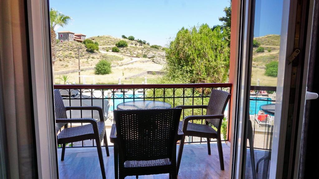 Balkón nebo terasa v ubytování Hotel Marilena
