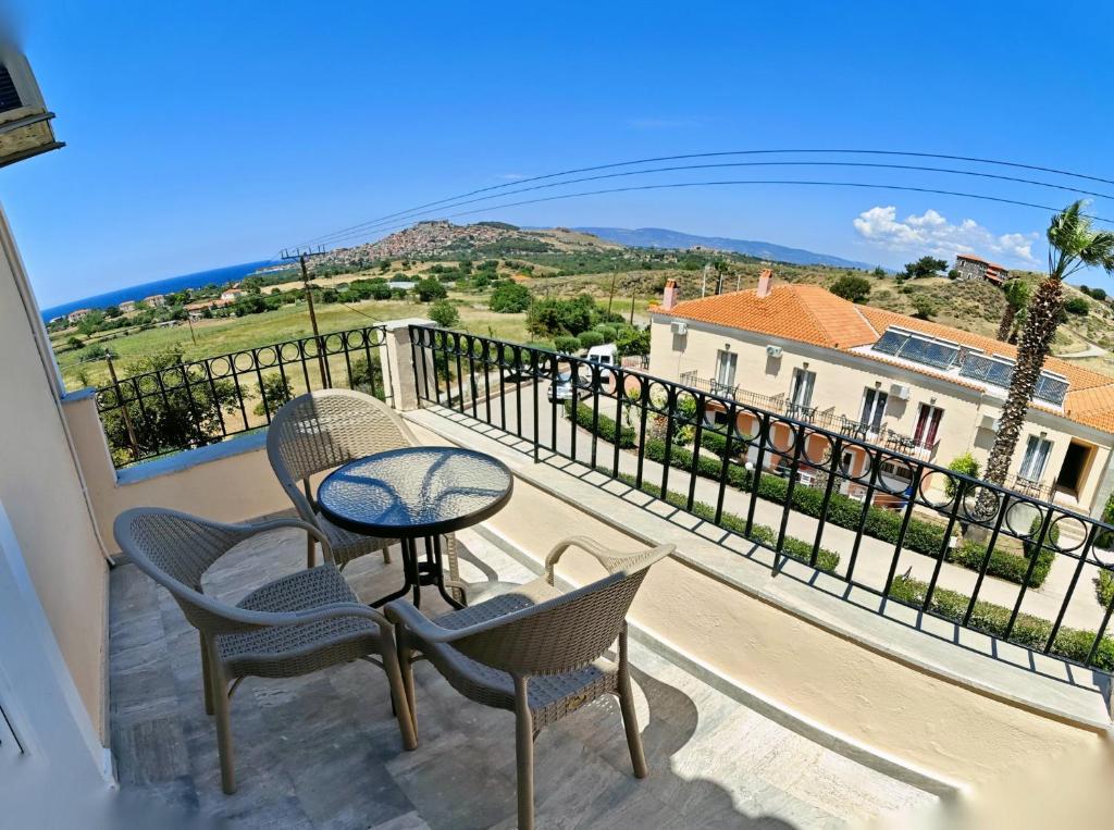 Balkón nebo terasa v ubytování Hotel Marilena