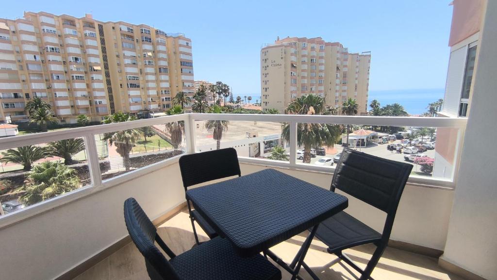 Balkón alebo terasa v ubytovaní Apartamento ValentinaBeach