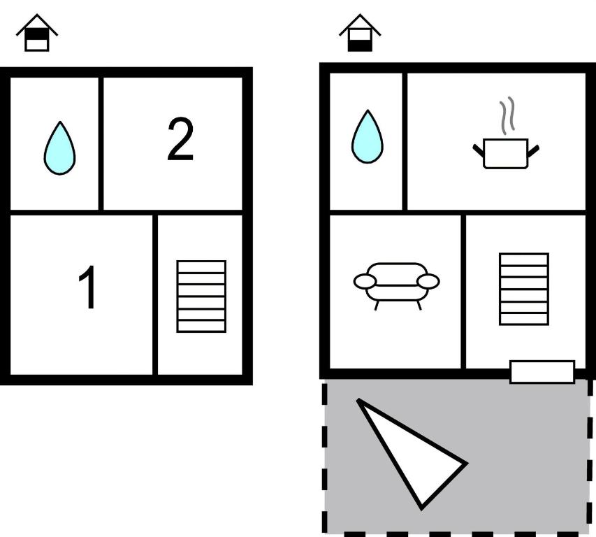 The floor plan of Il Casale 59D