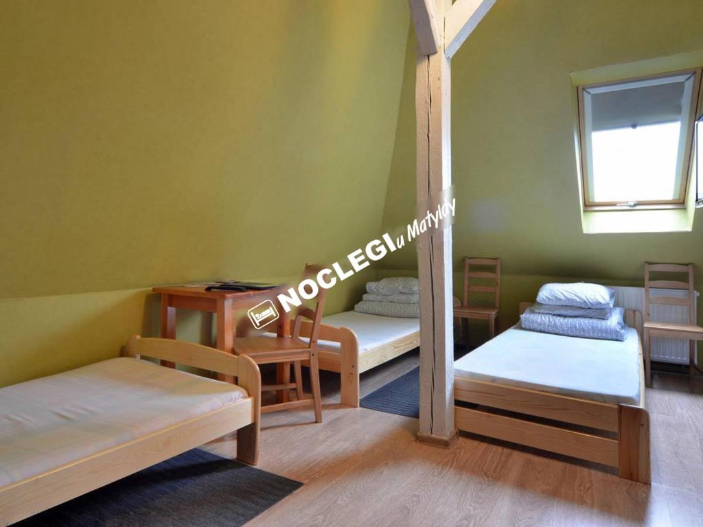 Postel nebo postele na pokoji v ubytování Noclegi u Matyldy
