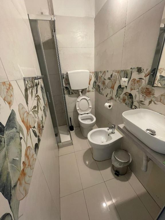 Koupelna v ubytování Piccolo Hotel di Lavagna