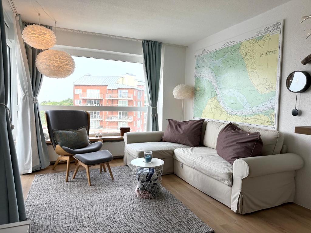 Et opholdsområde på Frische Brise FeWo 06 09