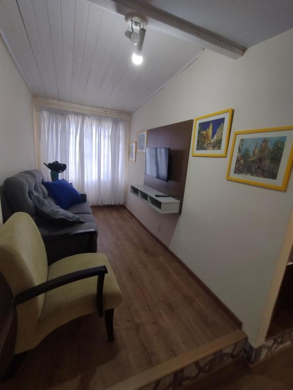 TV a/nebo společenská místnost v ubytování Sobrado da Almirante