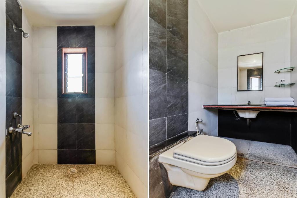 Koupelna v ubytování Hotel O Sachin Residency