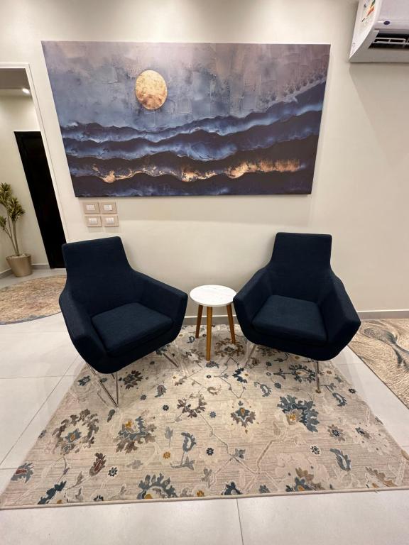 Posezení v ubytování luxury apartment - شقه فاخره