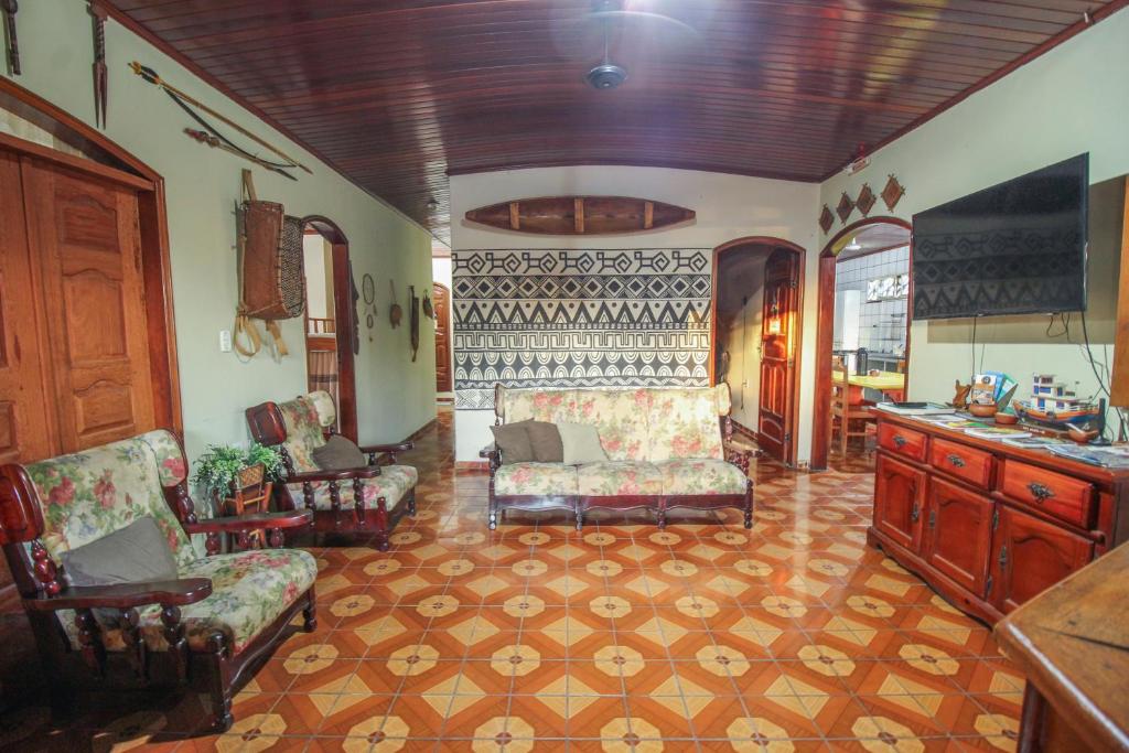 Posezení v ubytování Hostel Roraima