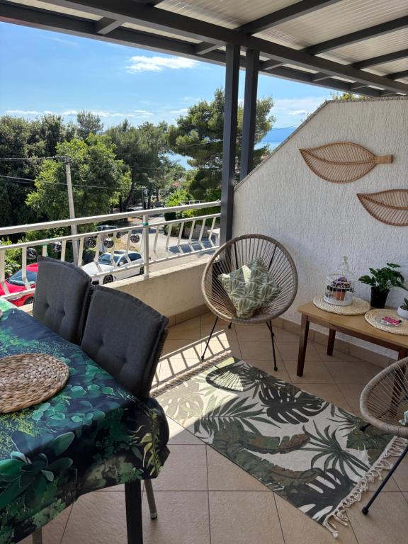 Balkon lub taras w obiekcie Apartment Jasna B