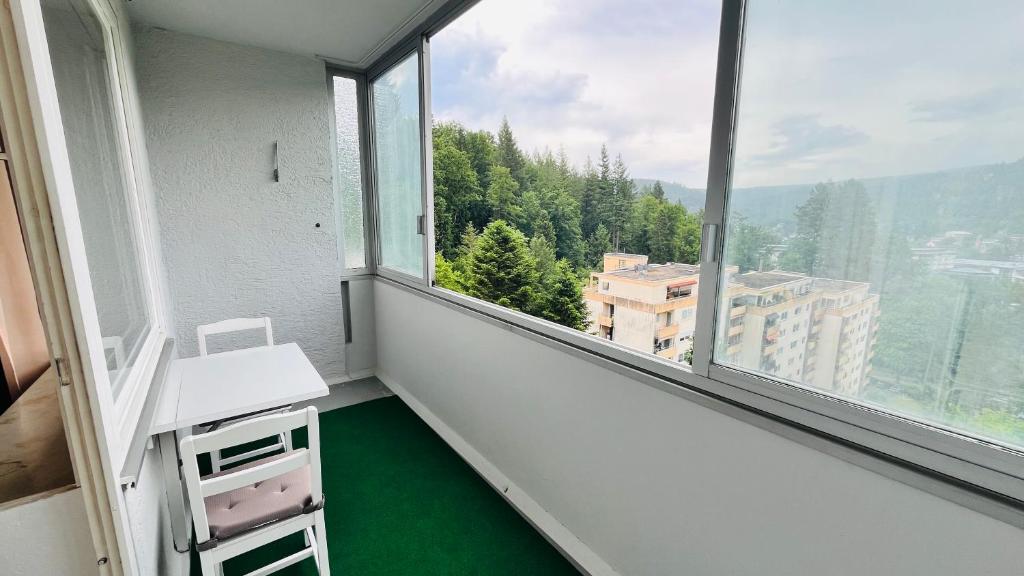Nespecifikovaný výhled na hory nebo výhled na hory při pohledu z apartmánu