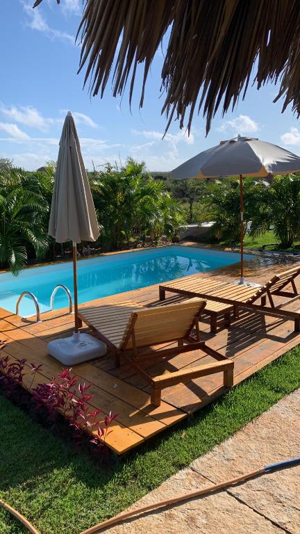 Πισίνα στο ή κοντά στο Vila Orun Pousada