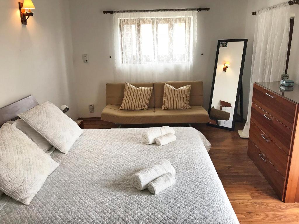 Postel nebo postele na pokoji v ubytování Cobblers
